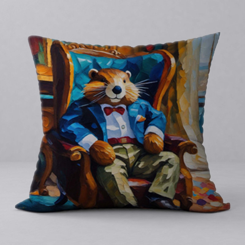 Polyester Throw Square Pillow Cover & Insert
