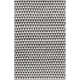 Addy Geometric Handmade Flatweave Recycled P.E.T. Area Rug in Black/White