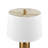Pill 34'' High 1-Light Table Lamp - Aged Brass