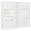 Lits peu encombrants avec rangement, armoire escamotable simple en MDF, maison moderne