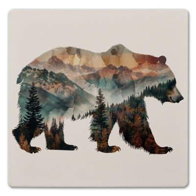 Carré de 8 po Millwood Pines Bear
