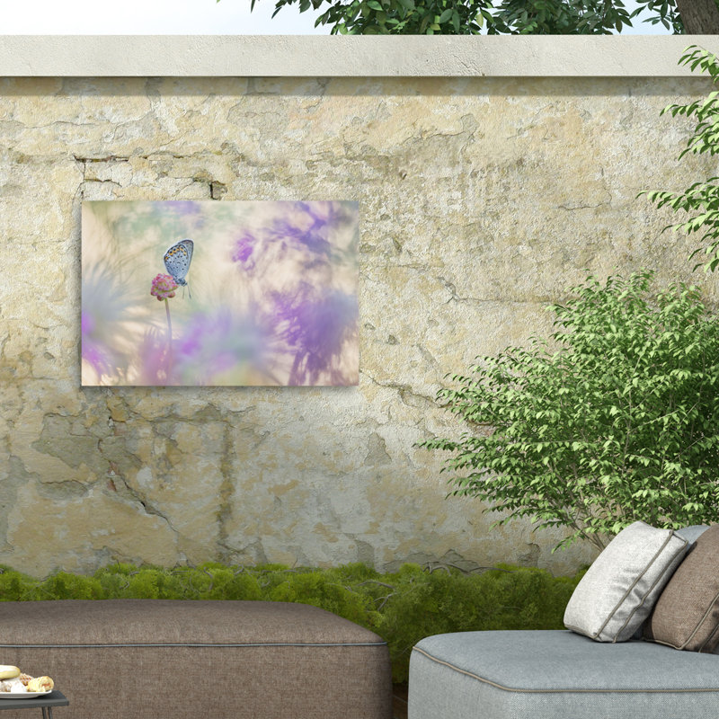«Pulsatilla Meadow» sur toile par Henrik Spranz, H 22 po x l 32 po