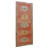 Vintage Turkish Village Rugs One-of-a-Kind Runner 4'7" X 11'3" Area Rug