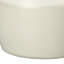 H 17 po, lampe de table, céramique crème, abat-jour ivoire / crème, lampe de table