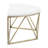 Poulos Wood and Metal Wall Shelf with Geometric Iron Frame - Stylish Floating Storage for Decorative Display-13942059-24665357