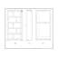 Amsterdam 204cm H x 100cm W Solid Wood Standard Bookcase