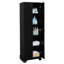 Armoire de rangement avec deux portes pour la salle de bain