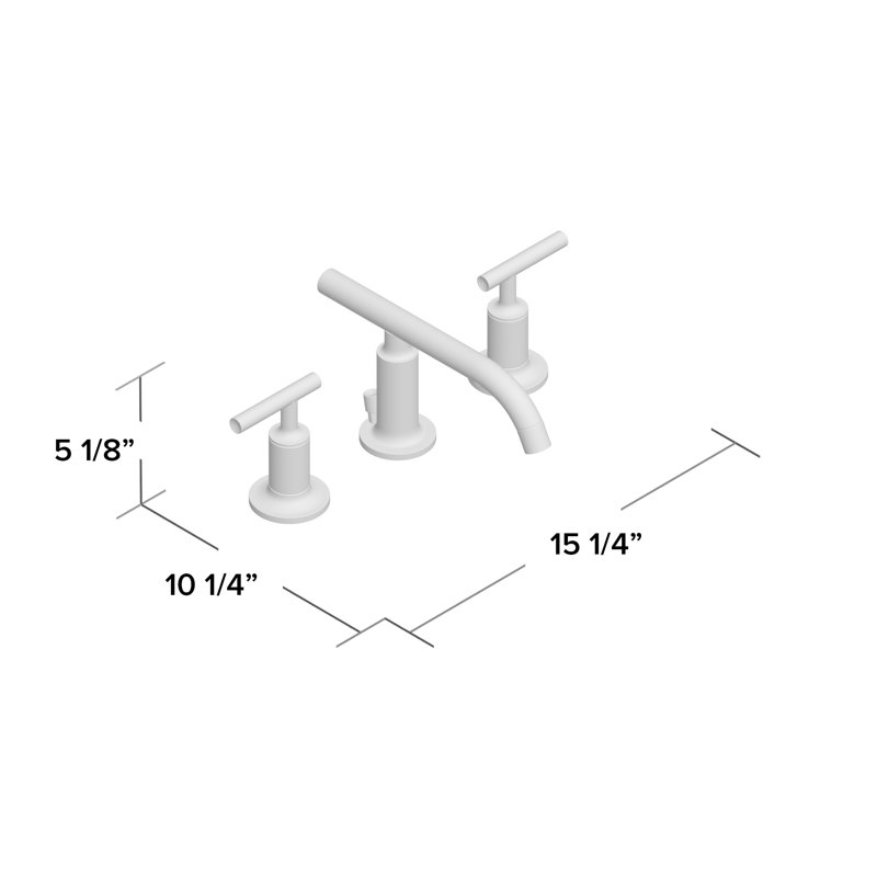 Purist Widespread Bathroom Faucet with Drain Assembly, Vibrant Brushed Nickel