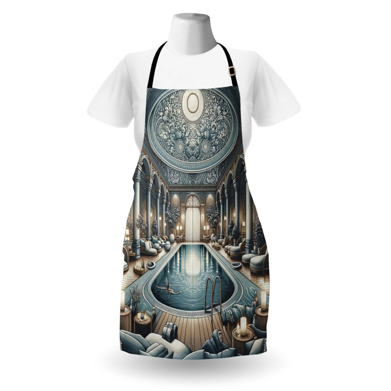 No Pattern Bib Apron