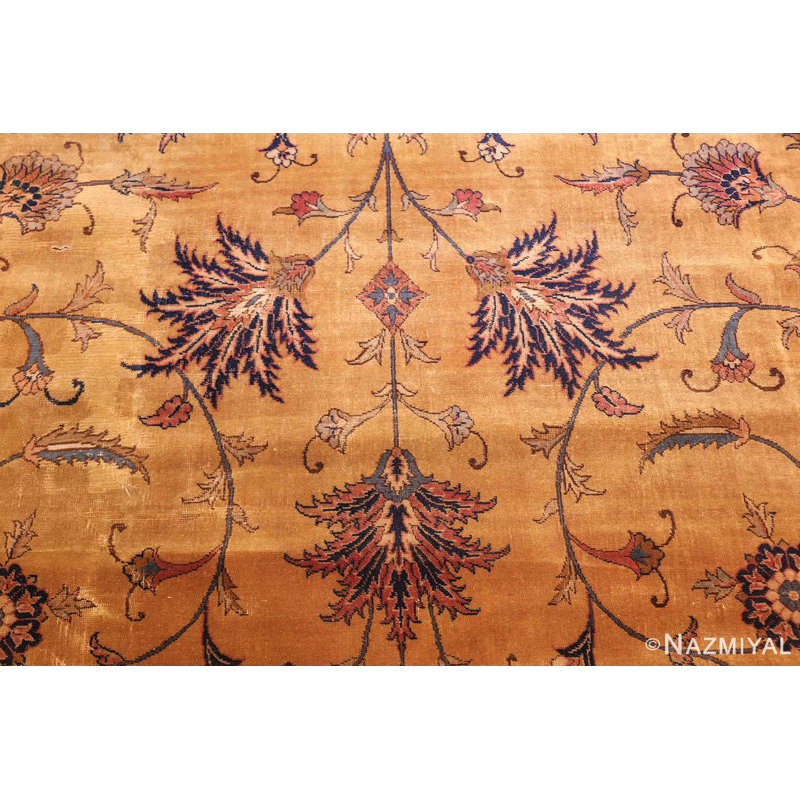Grands tapis indiens antiques surdimensionnés 50119 naz