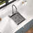 15"L x 20"W Drop In Kitchen Bar Sink Workstation Stainless Steel Single Bowl Kitchen Sink with 1 Faucet Hole-124212243-124212245