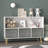 23.62'' H X 35.43'' W Kids Bookshelf Kids Bookcase with Collapsible Fabric Drawers