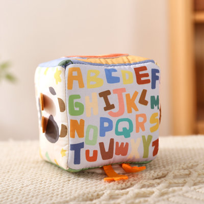 Soft Baby Tissue Box Sensory Toy with Crinkle Tissues