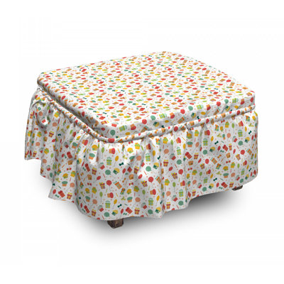 Housse pour repose-pieds de ballons d’anniversaire