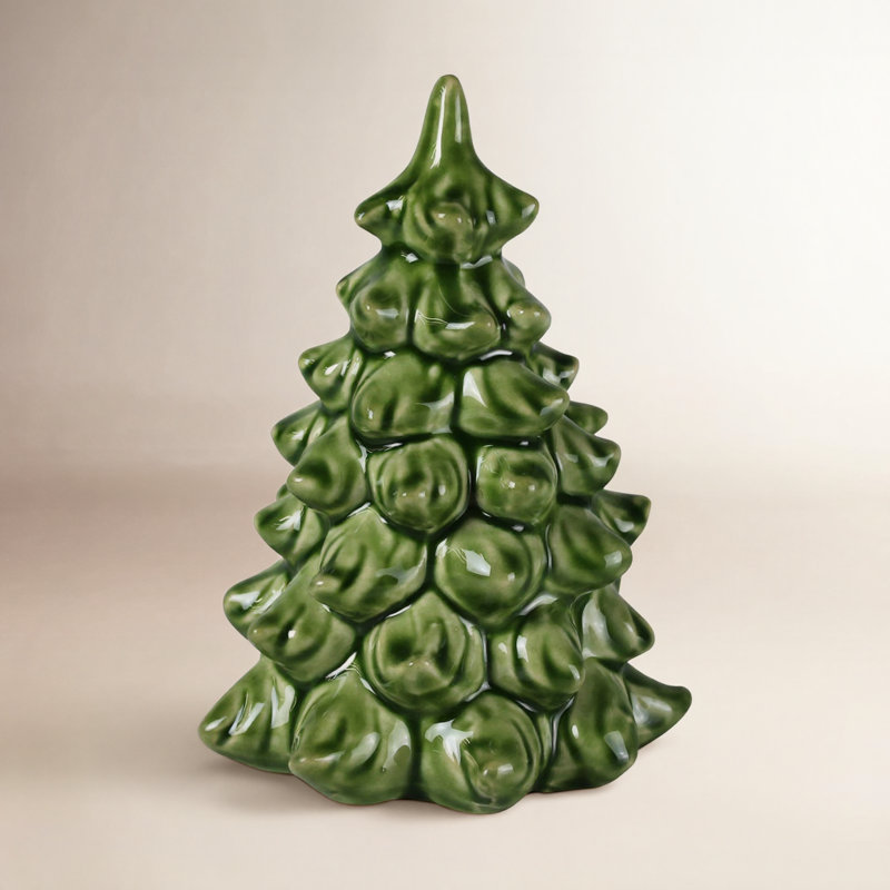 Lindyn Christmas Tree Figurine, 6" H x 4" W x 4" D