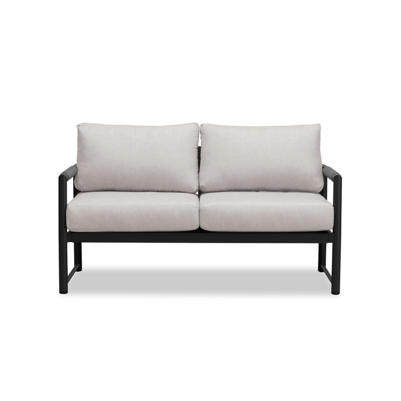 Alto Outdoor 2 - Seat Loveseat, Cast Silver Sunbrella®, Slate Gray