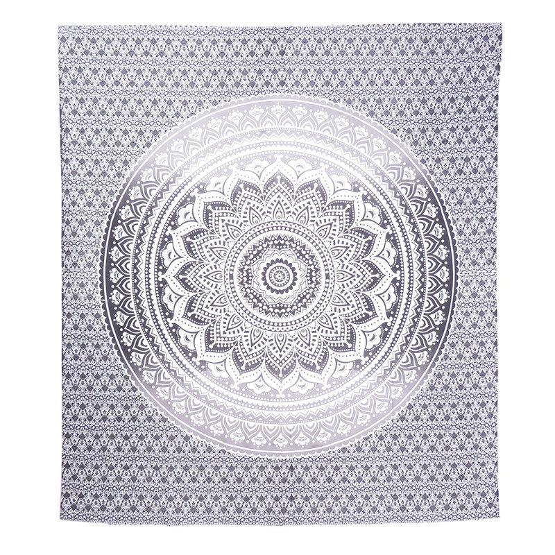 Tapisserie en coton 92 po x 84 po Mandala