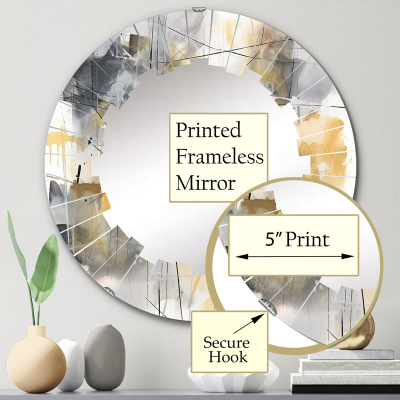 Miroir mural Grandville, 24 po x 24 po