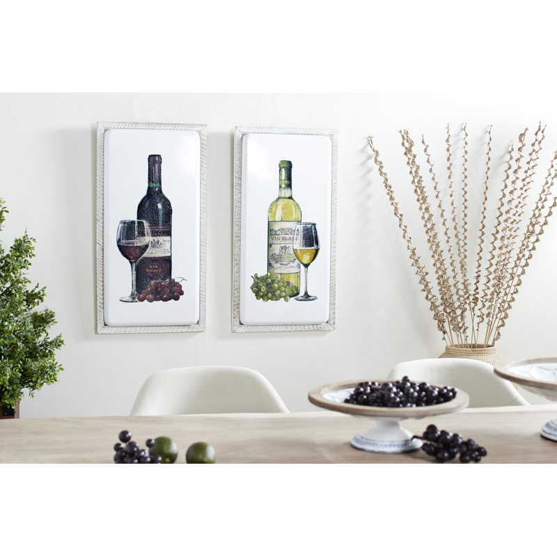 Traditional Food & Beverage Wall Decor on Wrought Iron