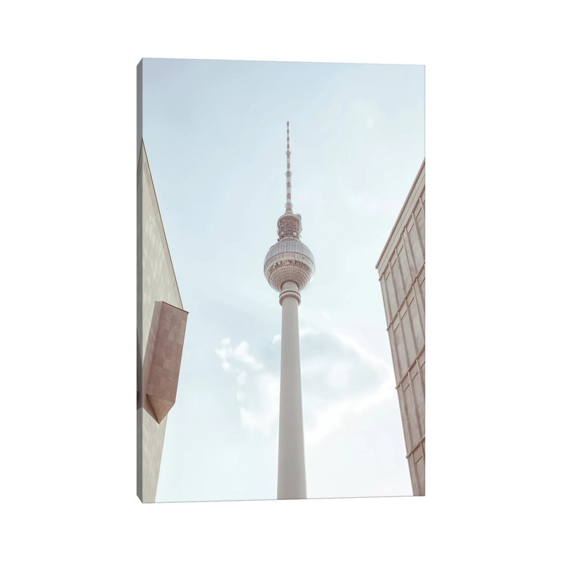 TV Tower Berlin by Amy & Kurt Berlin - Wrapped Canvas Print, 30.48 cm H x 45.72 cm W