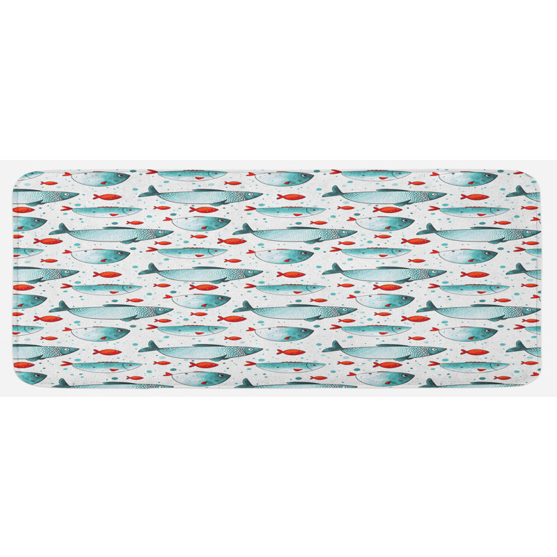 Coastal Synthetic Kitchen Mat