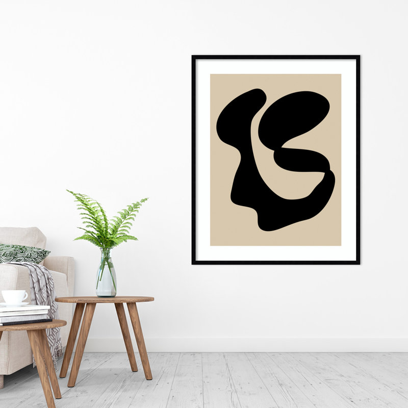 Abstract 10 by Beth Vassalo, Black Framed, 41.25" H x 33.25" W x 0.8" D