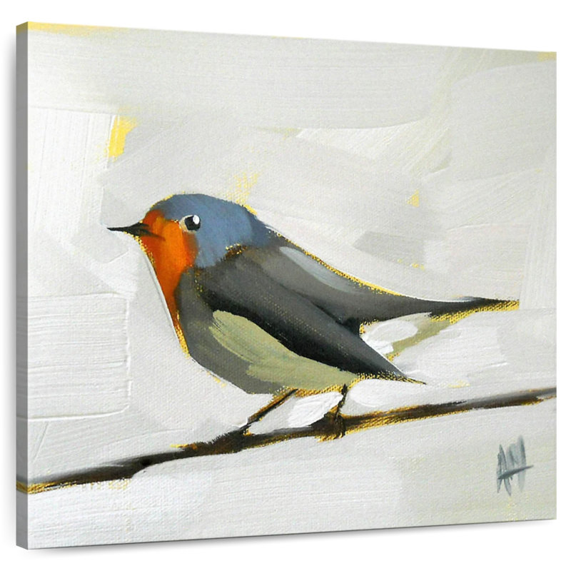 Crowle Robin On Wire, 33" H x 33" W