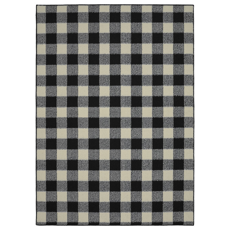 Behr Plaid Indoor Rug