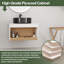 Ensemble de meuble-lavabo flottant 24 po - Conception murale peu encombrante avec lavabo vasque-744757352
