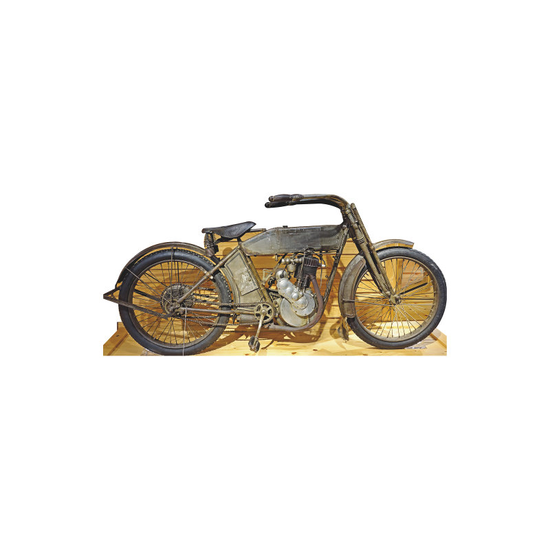 SP13112 Mr Davidson and Mr Harley's 1913 Model Motorcycle Cardboard Cutout Standee Standup