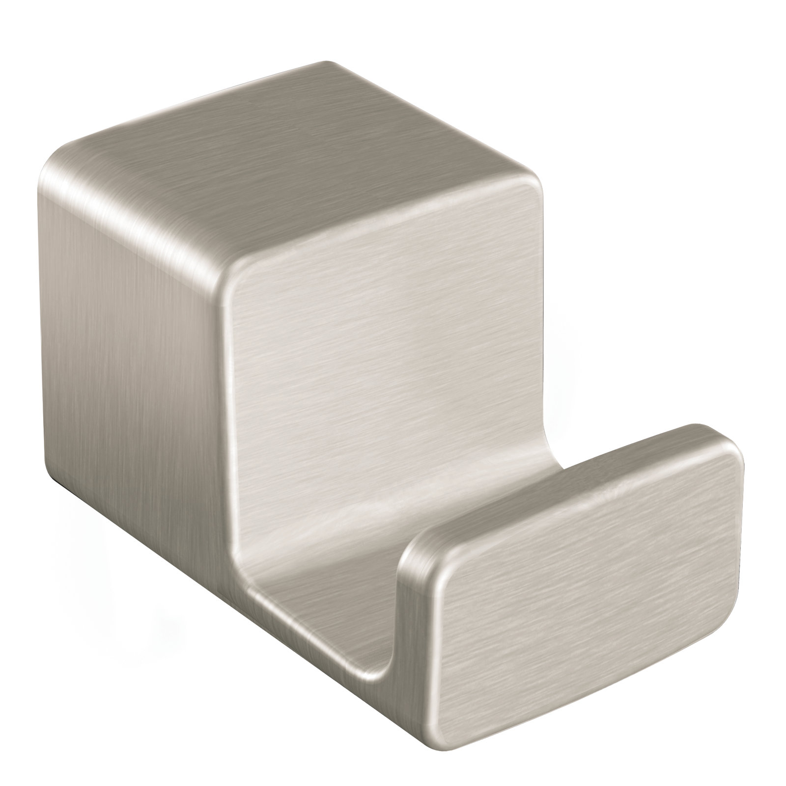 90 Degree Wall mounted Robe Hook, Brushed Nickel