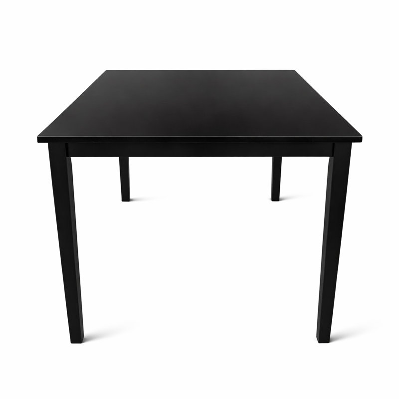 Table de salle à manger Phung, H 30 po x L 59 po x l 35,4 po, Noir