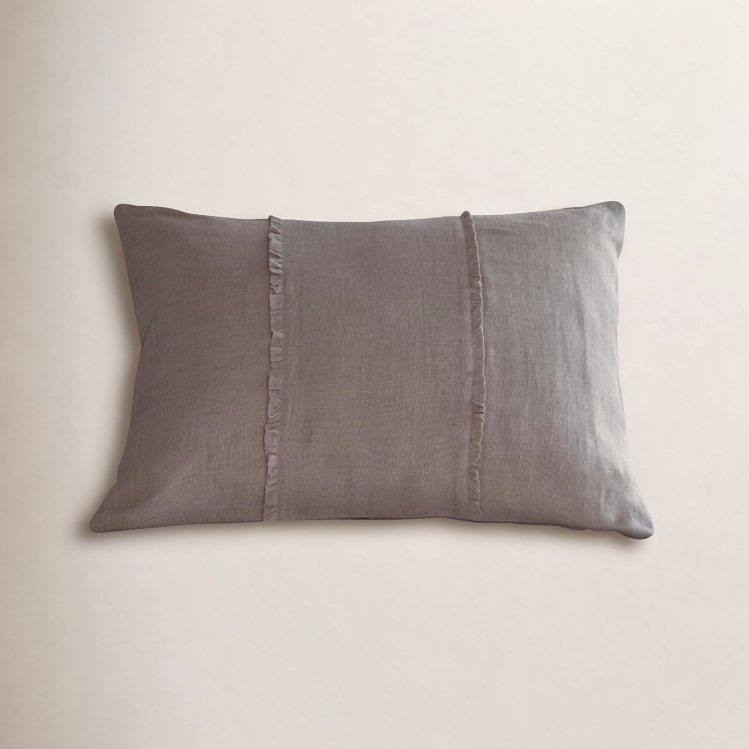 Hampton Linen Shams, King, Natural