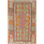 Tapis multicolore kilim oriental 6 x 8