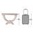 Moderno Arch of Stone Console Table