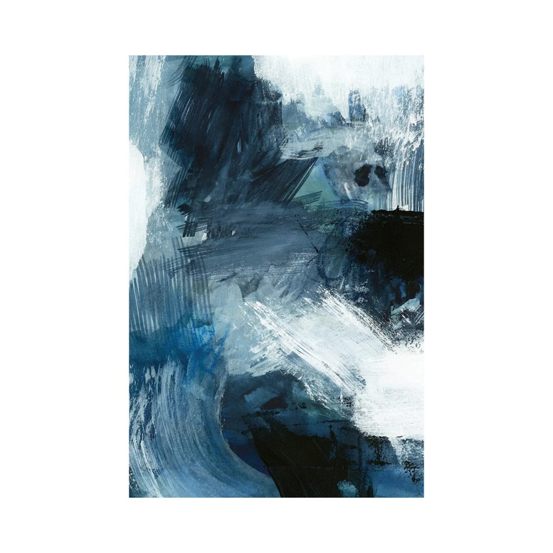 Composition In Blue III by Victoria Barnes - Wrapped Canvas Gallery-Wrapped Canvas Giclée, 101.6cm H x 66.04cm W x 1.91cm D