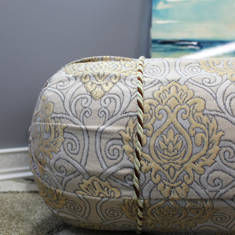 Damask Feather Throw Pillow