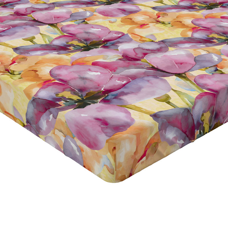 Drap-housse Ambesonne Iris, Drap-housse de taille simple