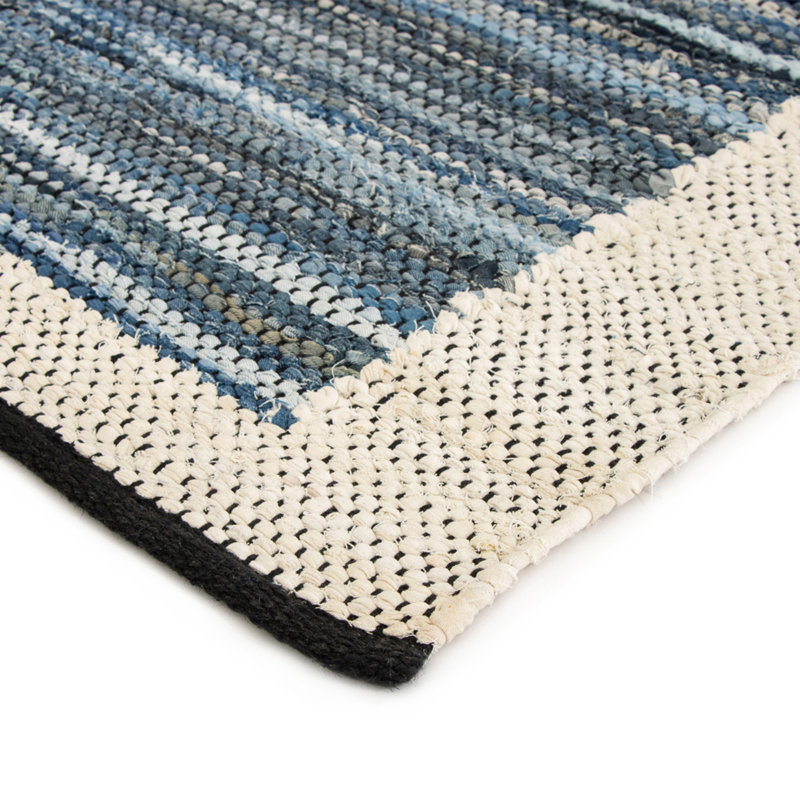 Topstitch Washable Cotton Rug, Rectangle 8' x 10'