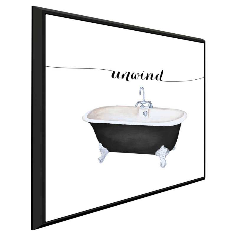 «Unwind», impression, H 27,5 po x l 27,5 po x P 2 po, Cadre flottant noir