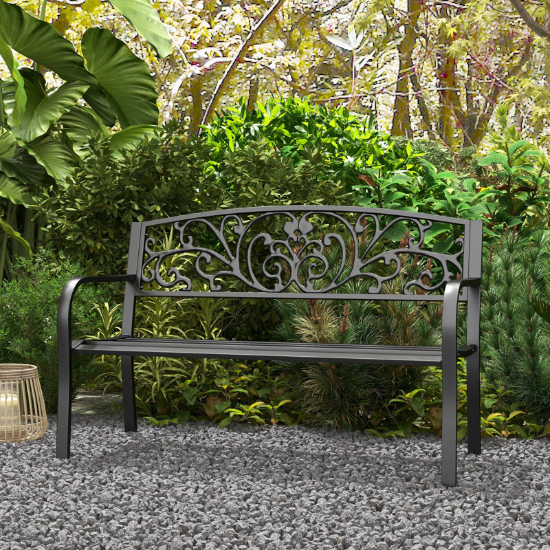 Banc d'extérieur, banc de jardin 50 po