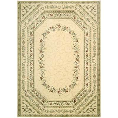 Mickinley Silk Floral Indoor Rug