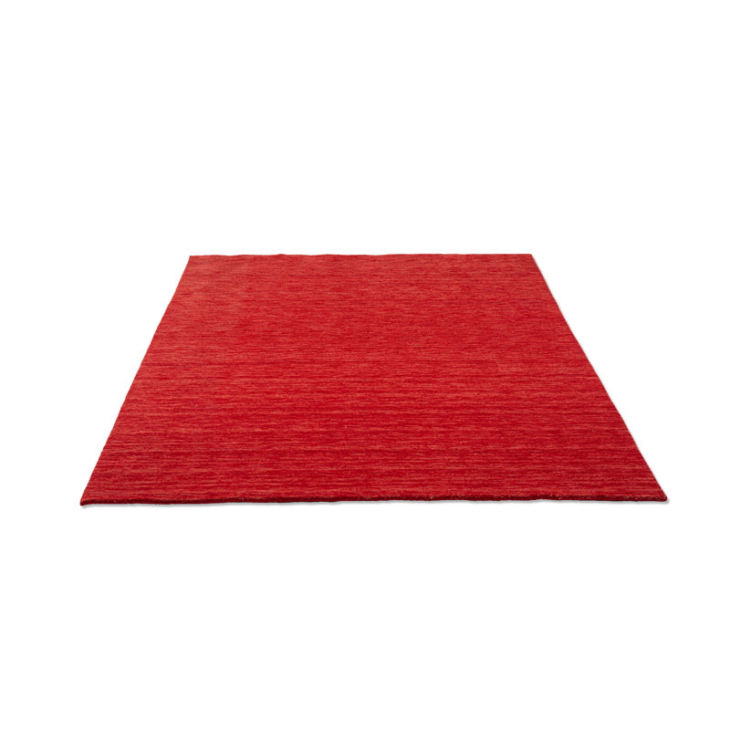 Uniform Color Wool Hand Woven Area Rug, Rectangle 250cm x 350cm