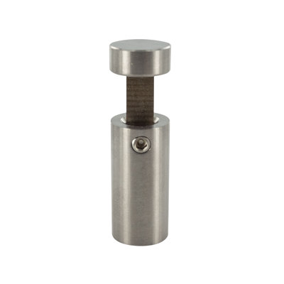 Sign Standoff 5/8" Diameter X 1-1/2" Barrel Length Brushed Stainless Finish Eco Easy Edge It No Drill Standoff Pack Of 2 By Outwater_2MAMA