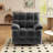 41.5" Wide Upholstered Recliner, Oversized Power Swivel Rocker Recliner Chair with USB & Type-C Port-576323592