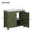Bathroom Vanity With Ceramic Sink, 2 Door Bathroom Storage Cabinet-451242239