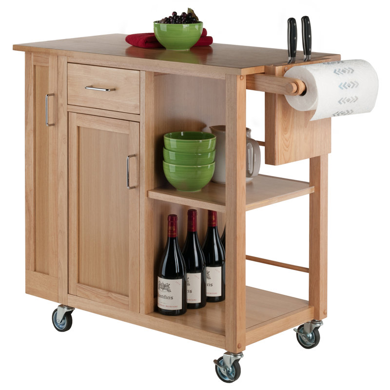 Kedwin Solid Wood Kitchen Cart