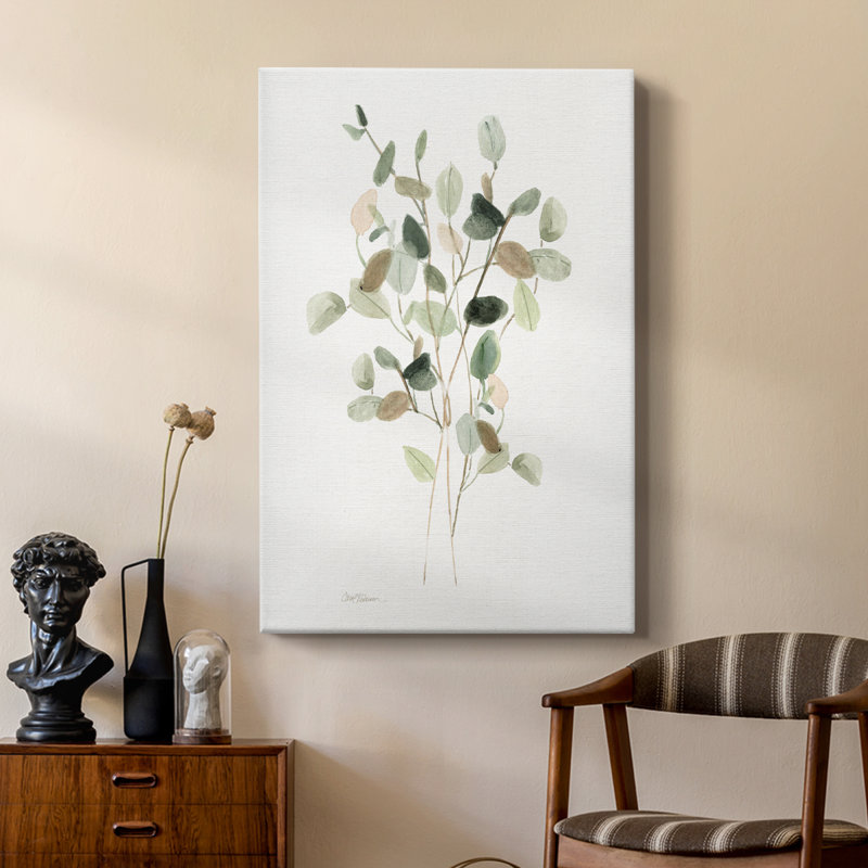 Leafy Botanical I -Custom Wrapped Gallery Cavas