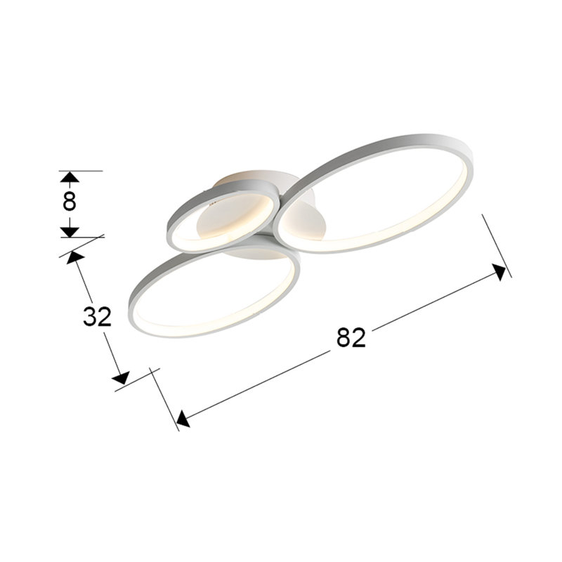 Bodner LED Semi Flush Mount