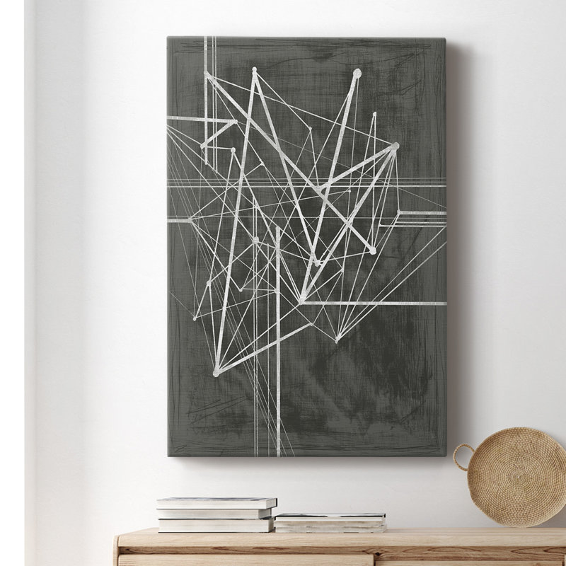 Vertices I - peinture sur toile tendue, H 12 po x l 8 po x P 1 po